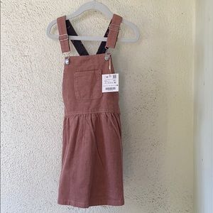 Zara overall dress adjustable straps toddler new